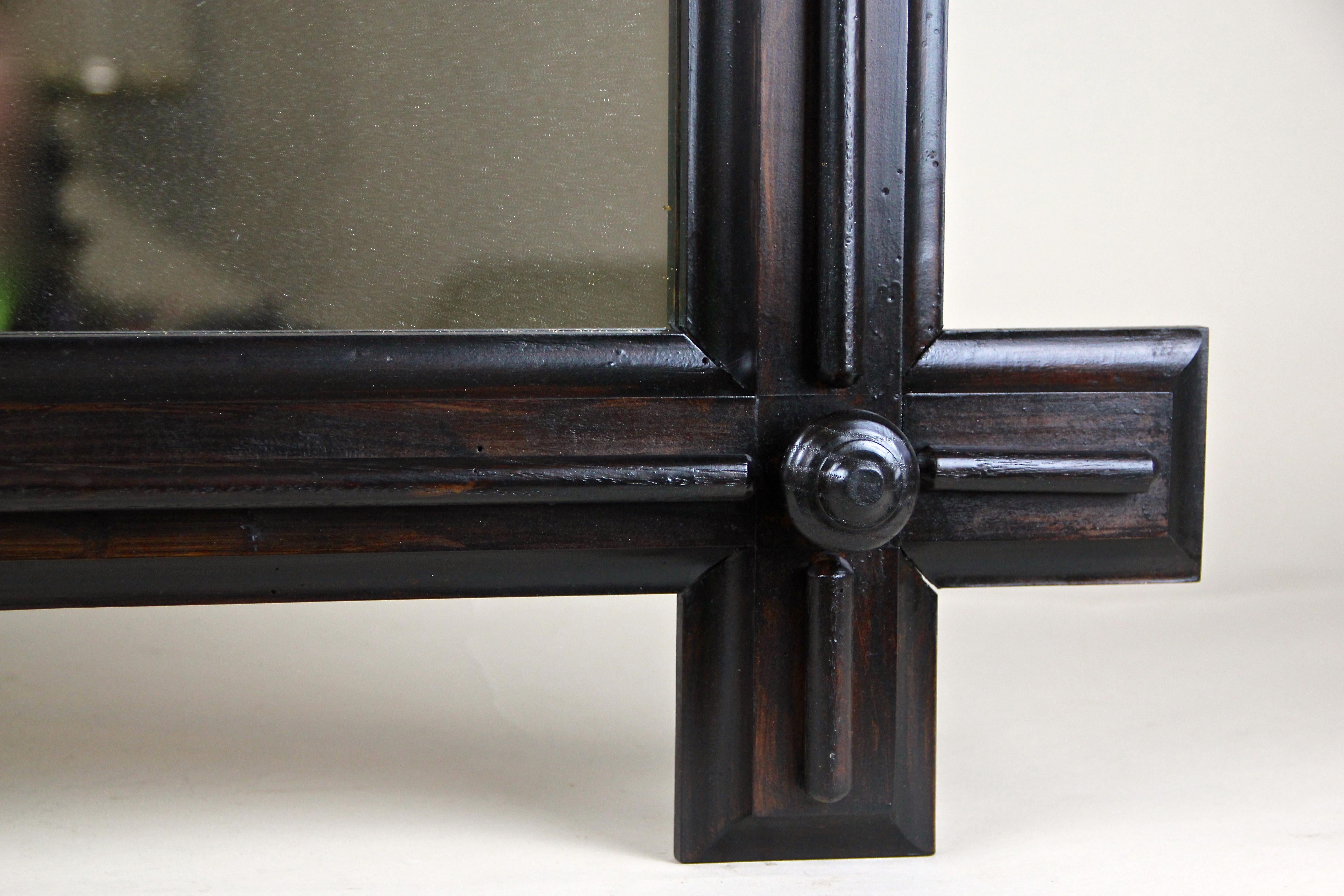 19th Century Wall Mirror Fruitwood, Austria, circa 1890 In Good Condition In Lichtenberg, AT