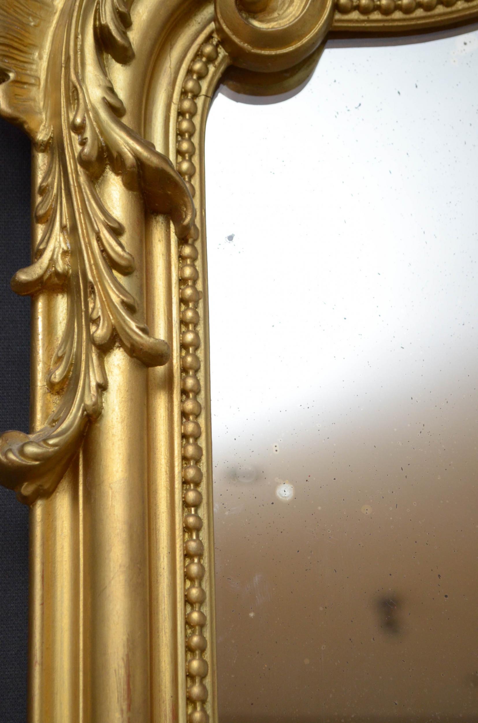 19th Century Wall Mirror or Floor Standing 7