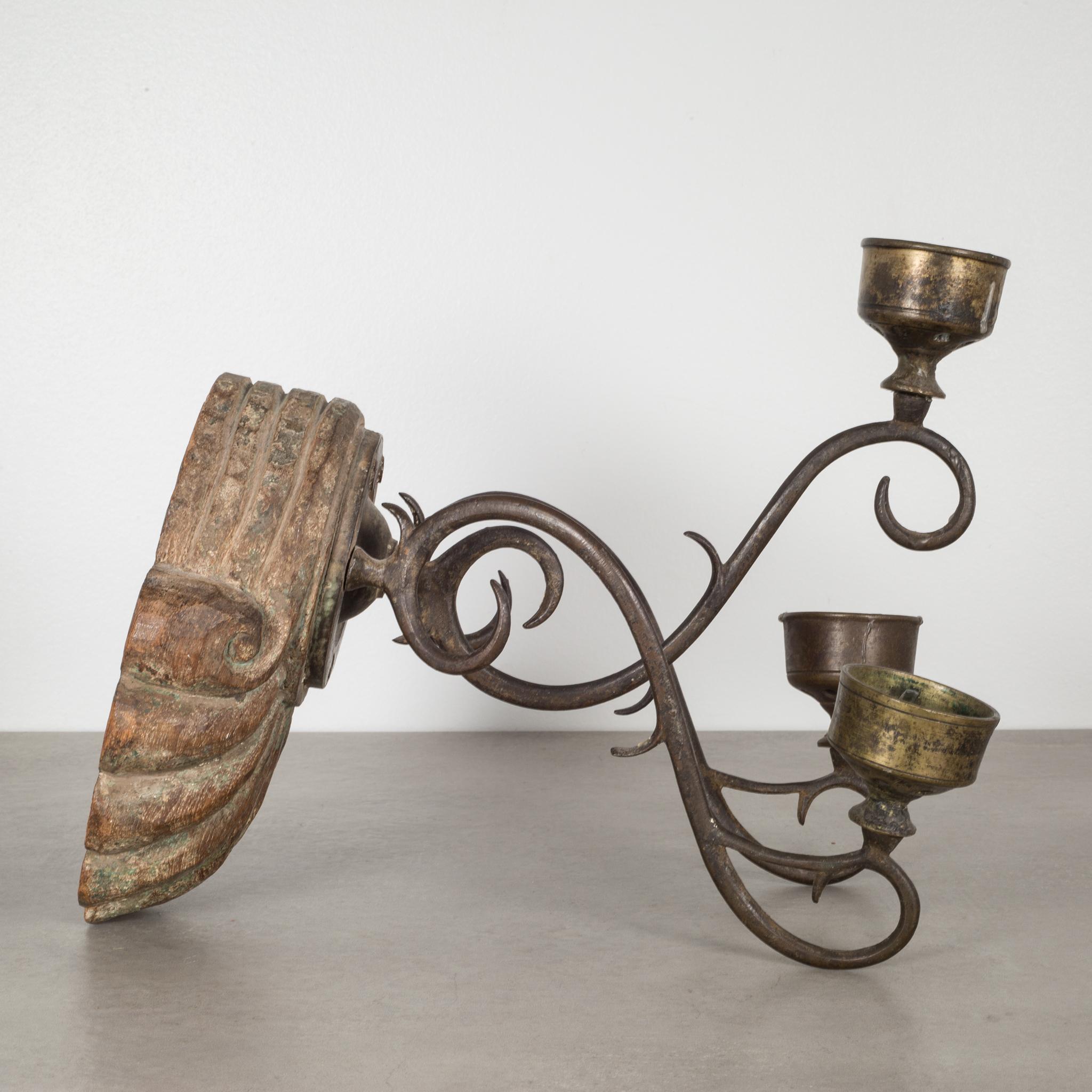 19th Century Wall Sconce Candleholders, circa 1800s 1