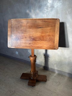 19th century Walnut Adjustable Reading Table, 1890s