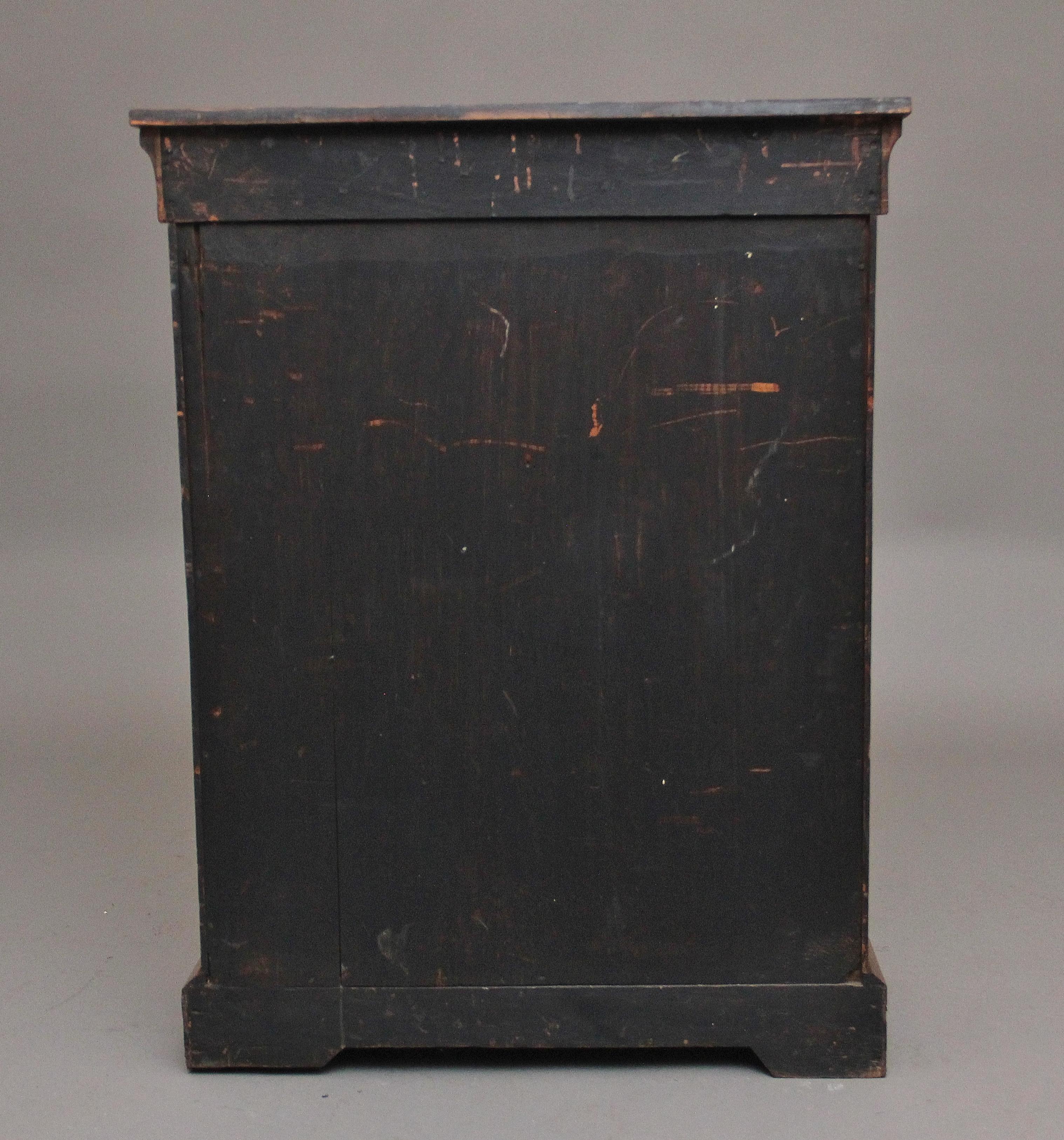 19th Century walnut and marquetry pier cabinet In Good Condition For Sale In Martlesham, GB