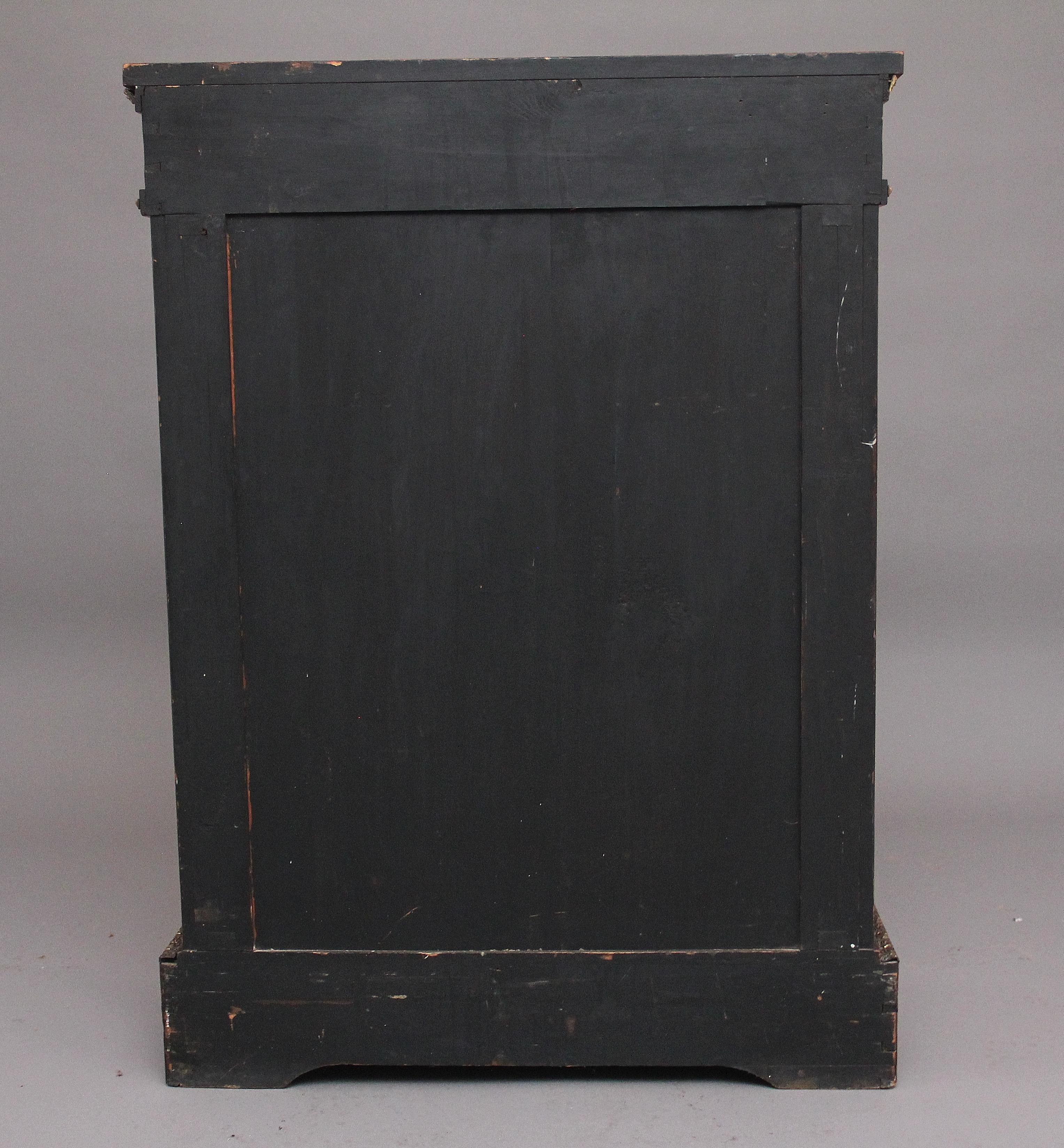 Mid-19th Century 19th Century Walnut and Marquetry Pier Cabinet For Sale