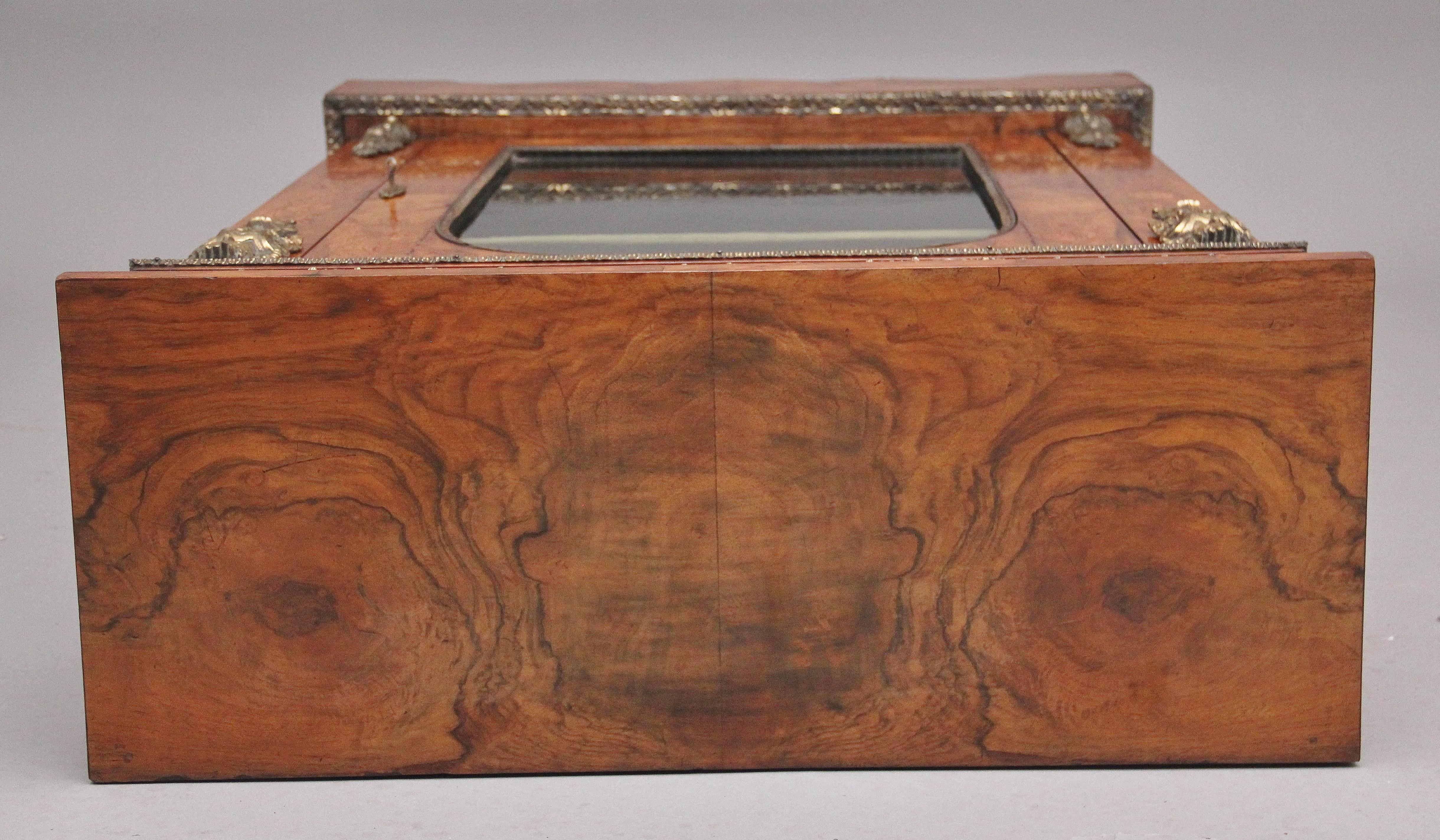 19th Century Walnut and Marquetry Pier Cabinet For Sale 2