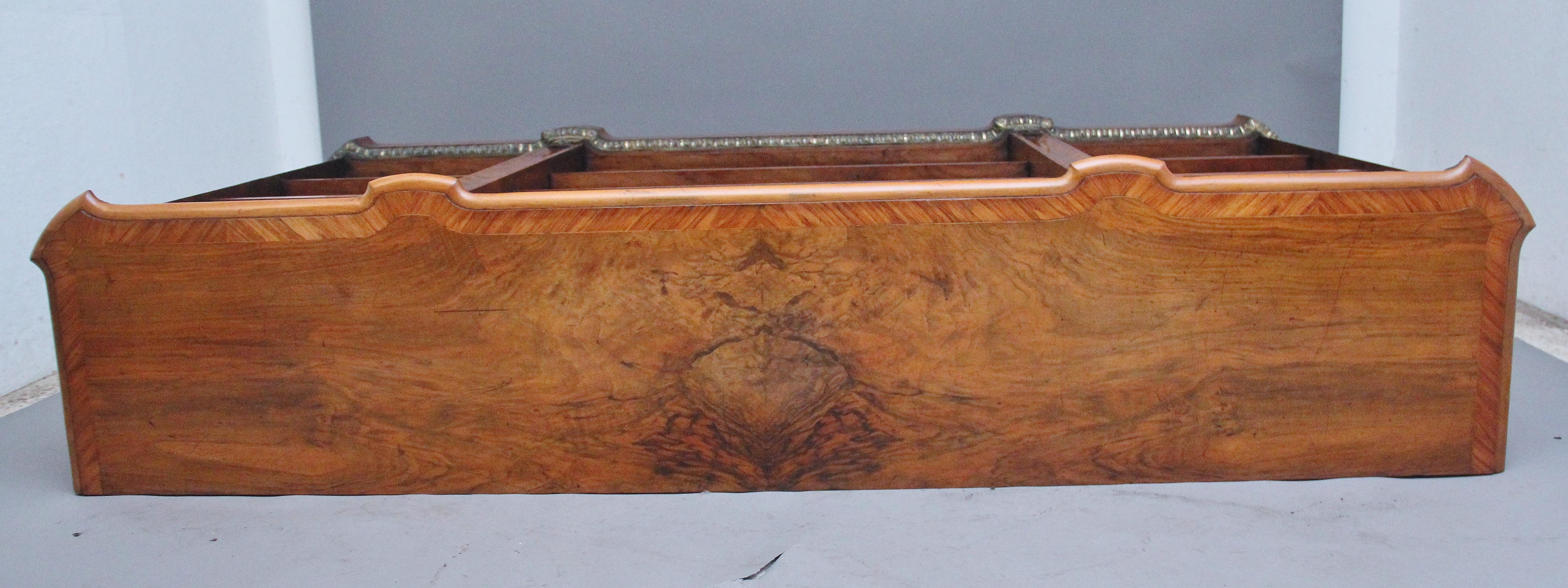 19th Century walnut and ormolu open bookcase by Johnstone and Jeanes For Sale 6