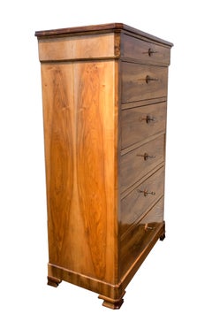 19th Century Walnut Biedermeier Chiffonnier / Chest of Drawers