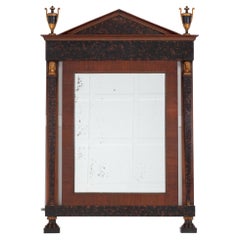 19th Century Walnut Biedimeir Mirror