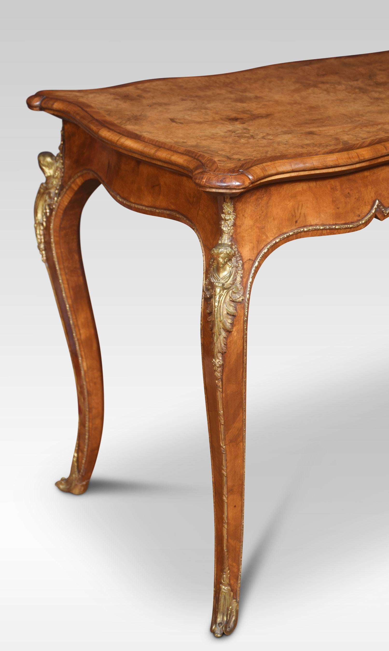 British 19th Century Walnut Card Table For Sale
