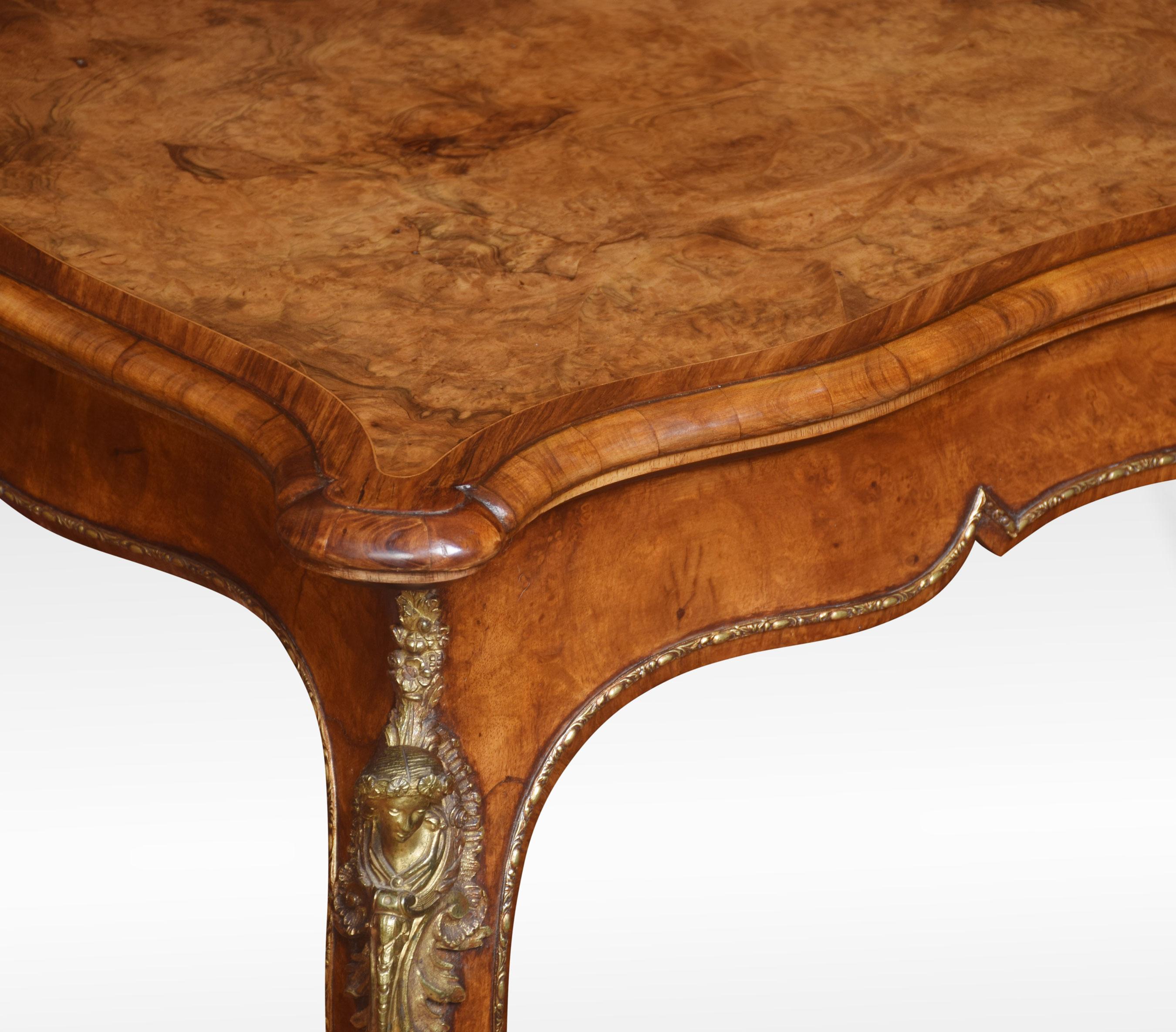 19th Century Walnut Card Table For Sale 1