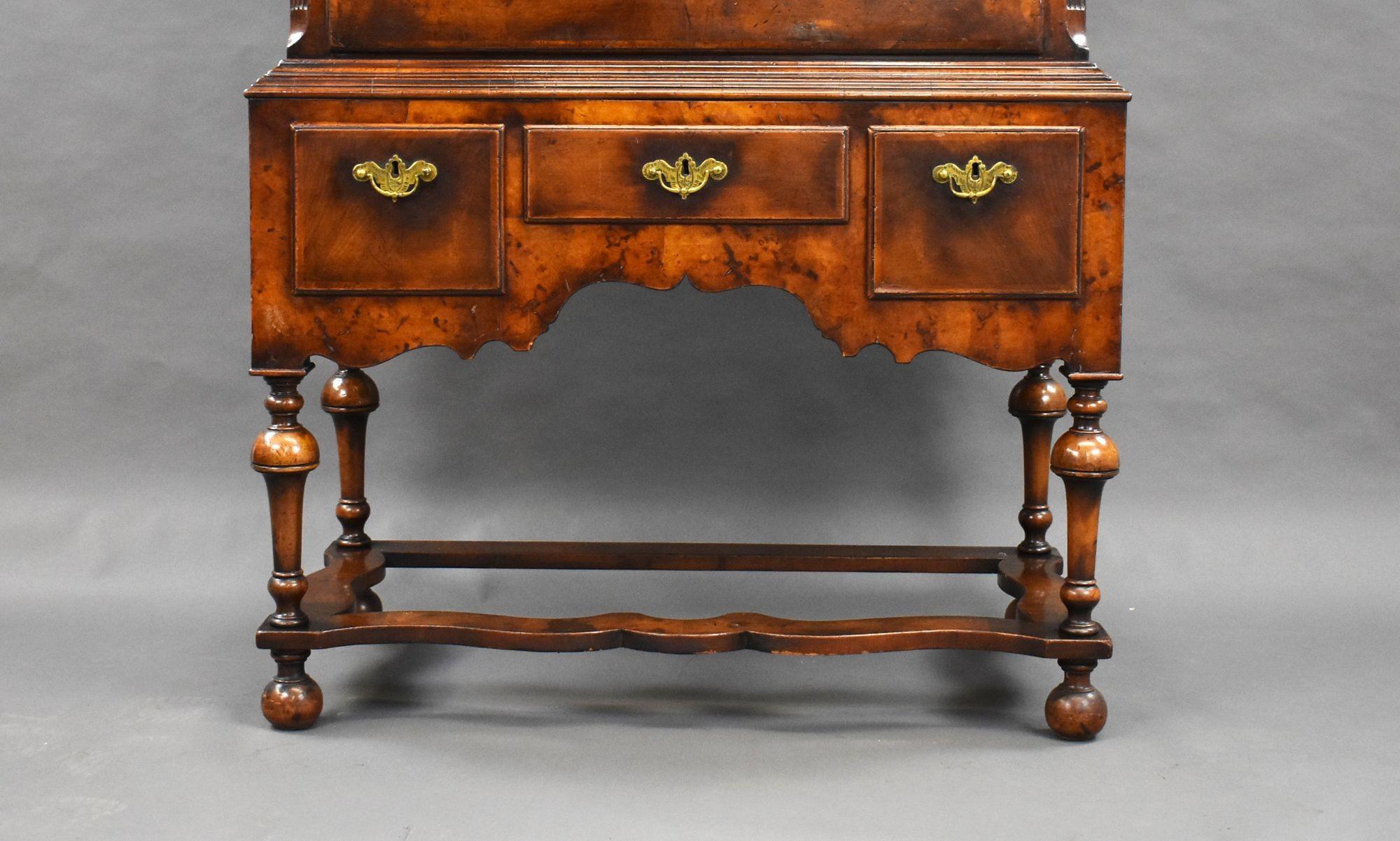 English 19th Century Walnut Chest on Stand For Sale