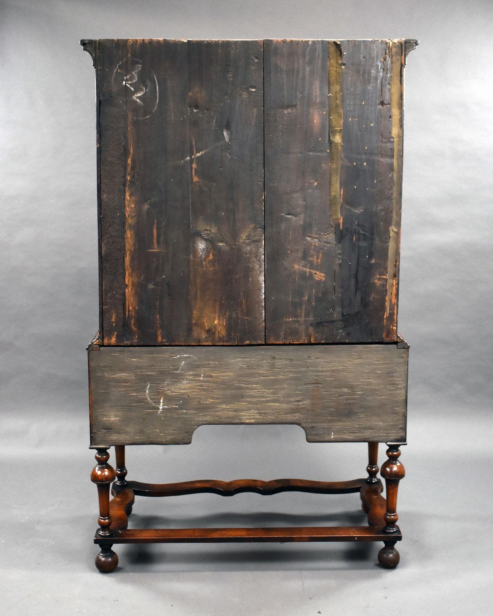 19th Century Walnut Chest on Stand For Sale 1