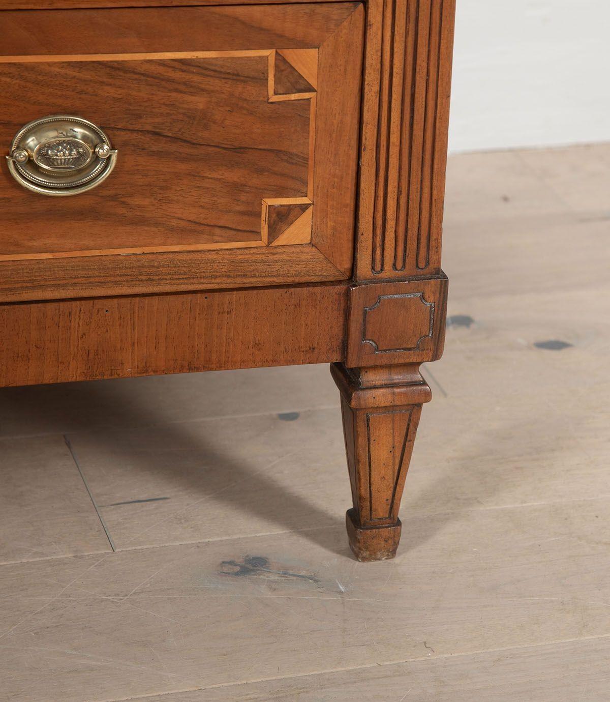 19th Century Walnut Commode from Alsace For Sale 6