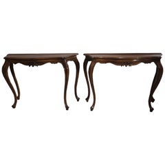 19th Century Walnut Consoles