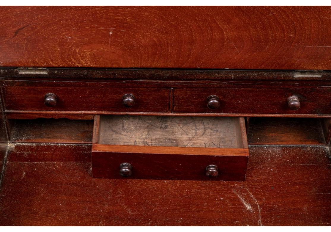 19th Century Walnut Davenport or Ship Captain's Desk For Sale 3