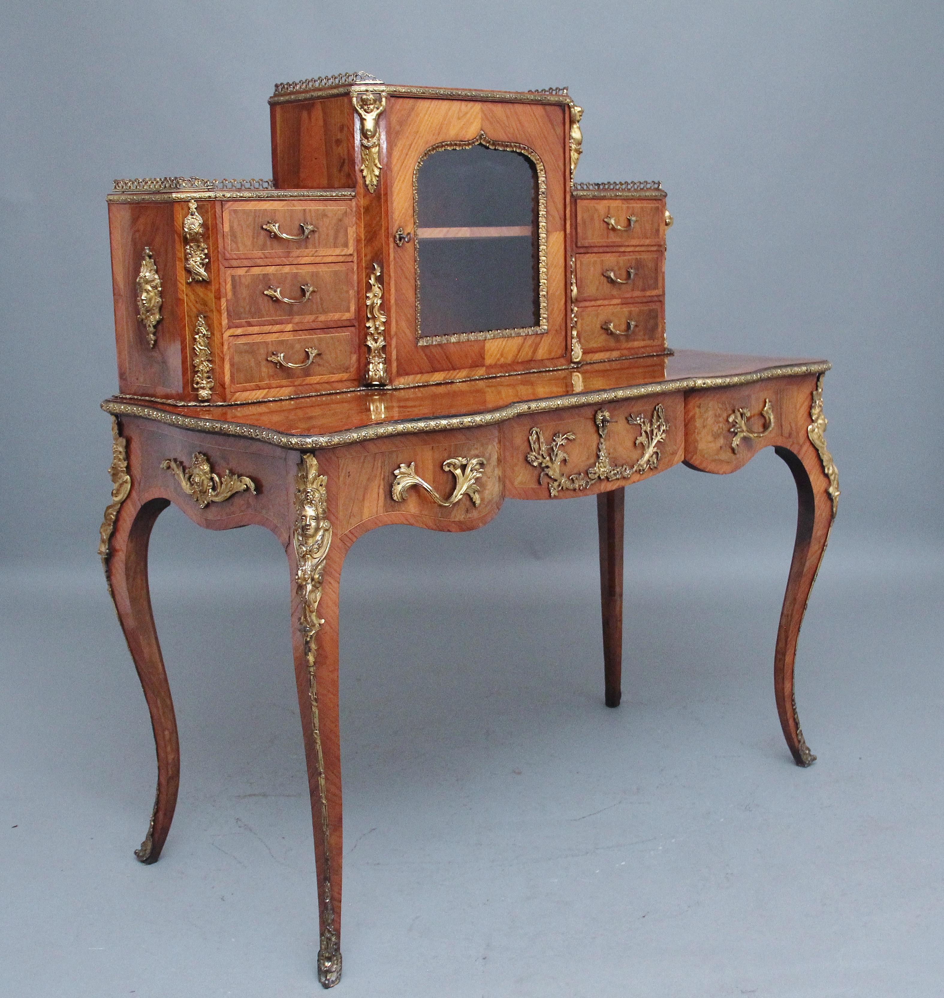Mid-19th Century 19th Century walnut desk by Gillows For Sale