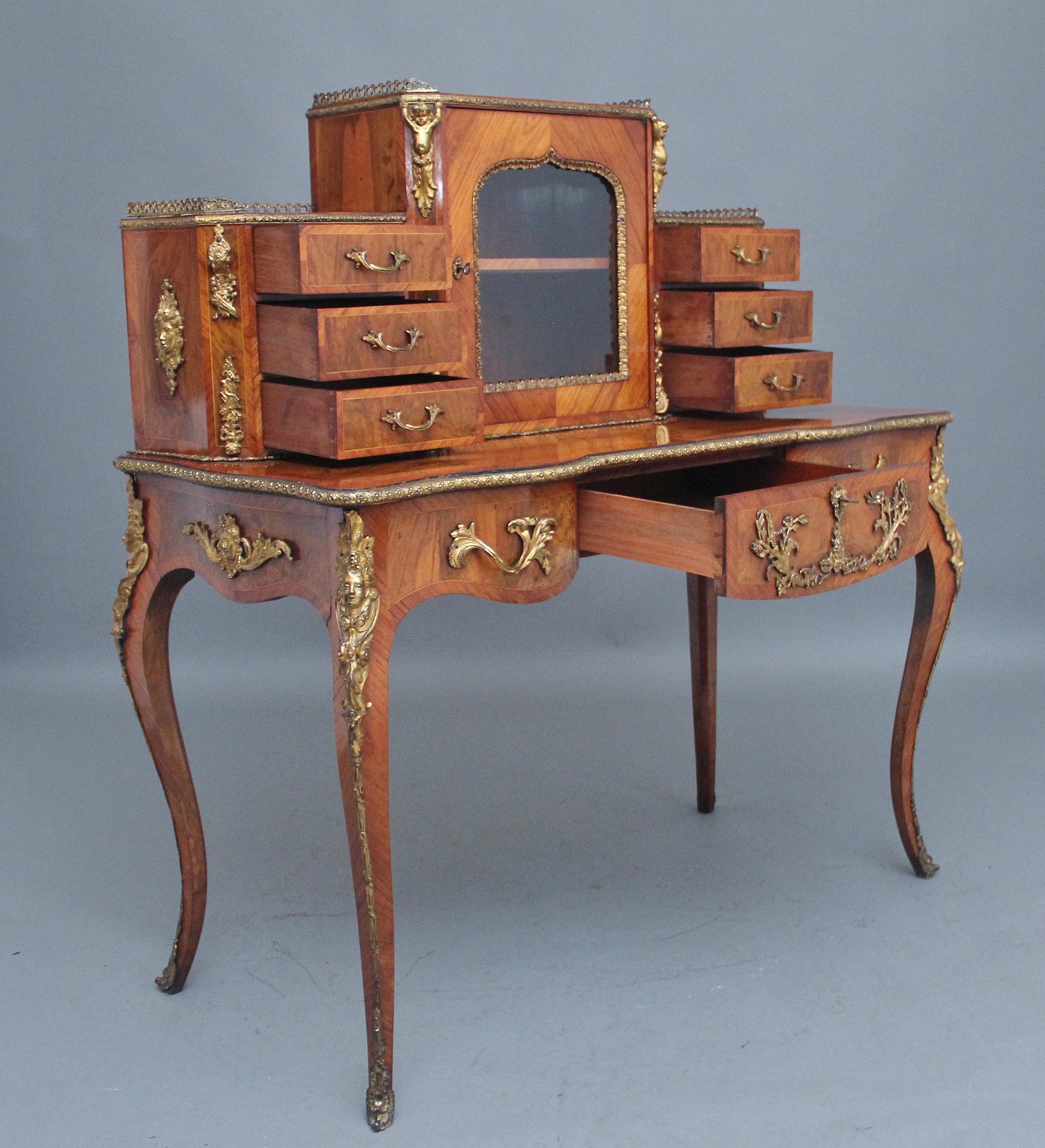 Walnut 19th Century walnut desk by Gillows For Sale