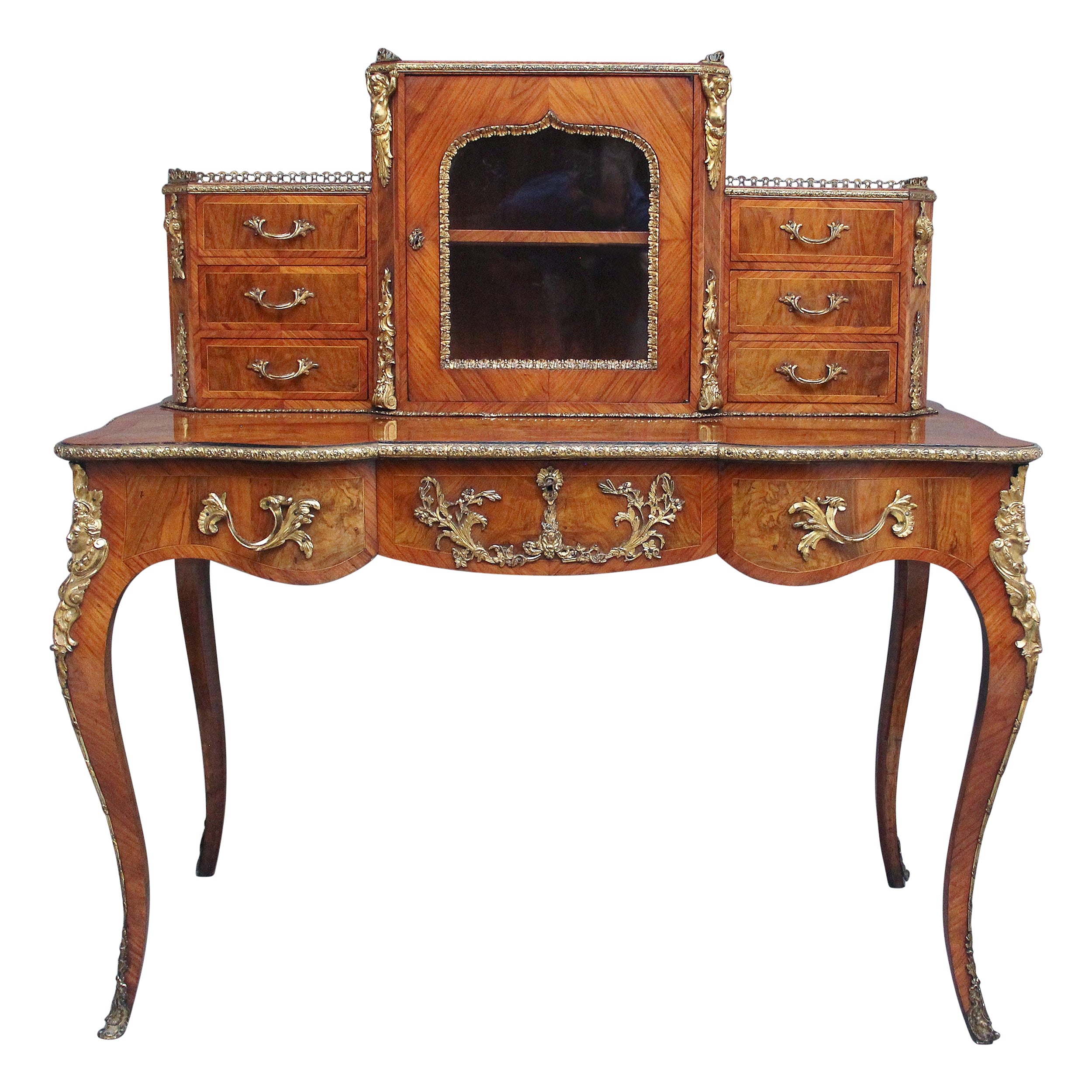 19th Century walnut desk by Gillows