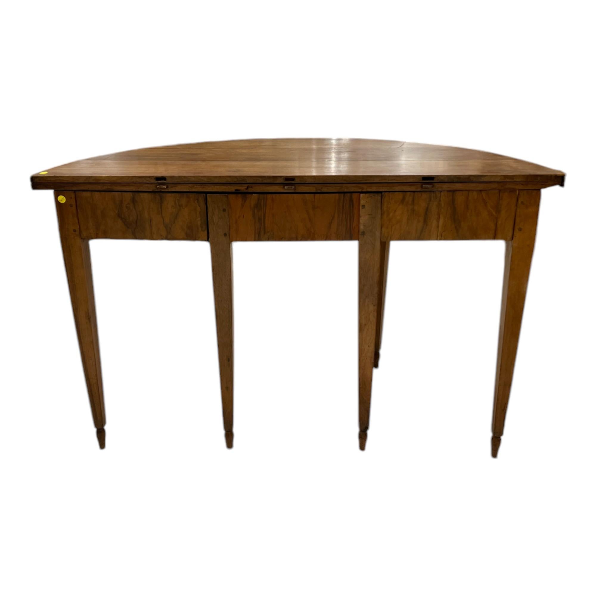 19th Century Walnut Directoire Table For Sale 1