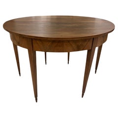 19th Century Walnut Directoire Table