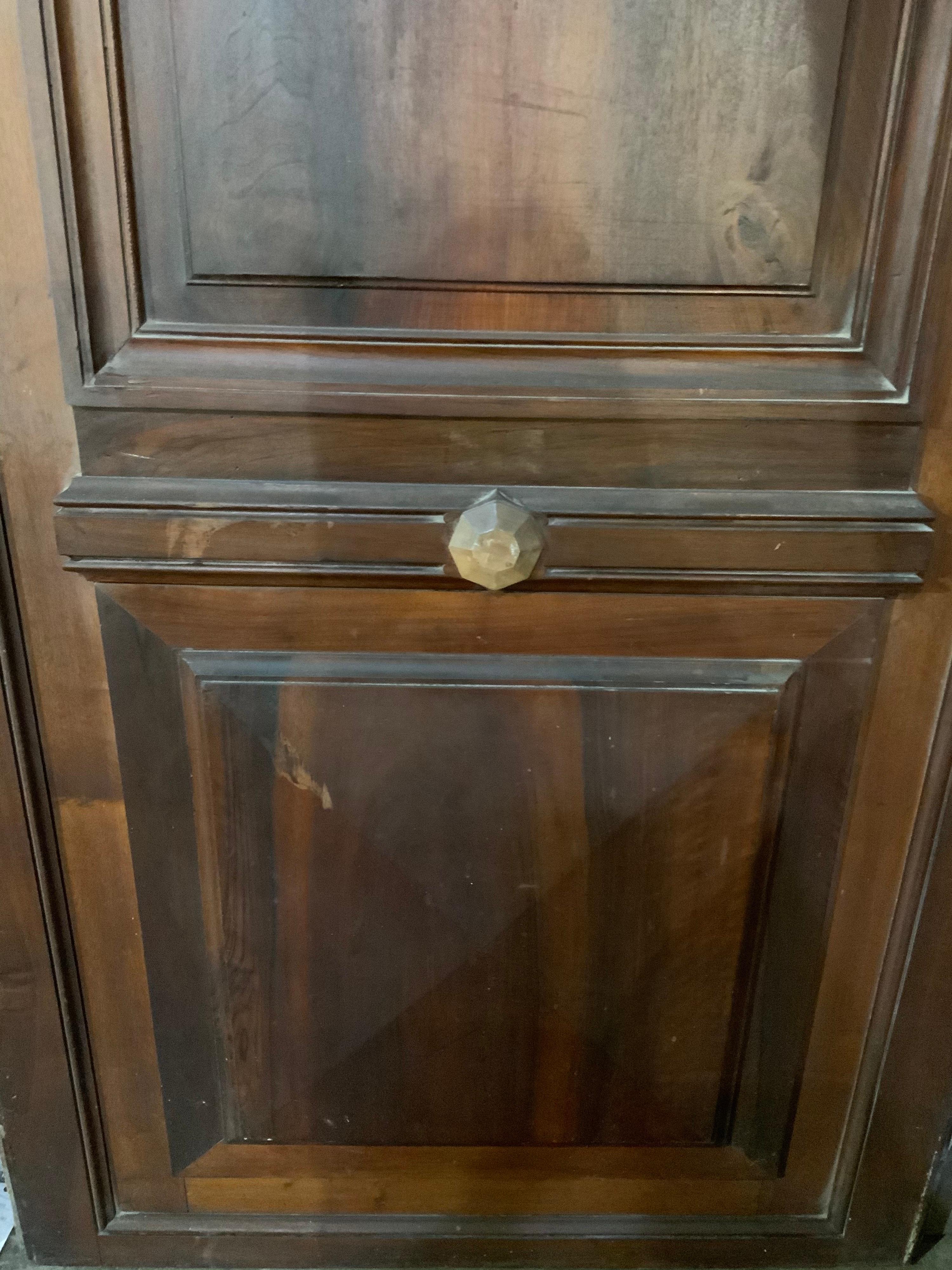 19th Century Walnut Door from France In Good Condition For Sale In Dallas, TX