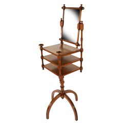 19th Century Victorian Walnut Aesthetic Design Dressing/Shaving Stand
