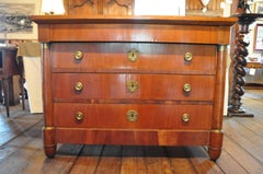19th Century Walnut Empire Commode