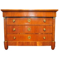 19th Century Walnut Empire Commode