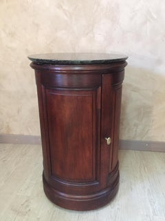 19th Century Walnut Empire Style French Opening Side Table Called "Somno"