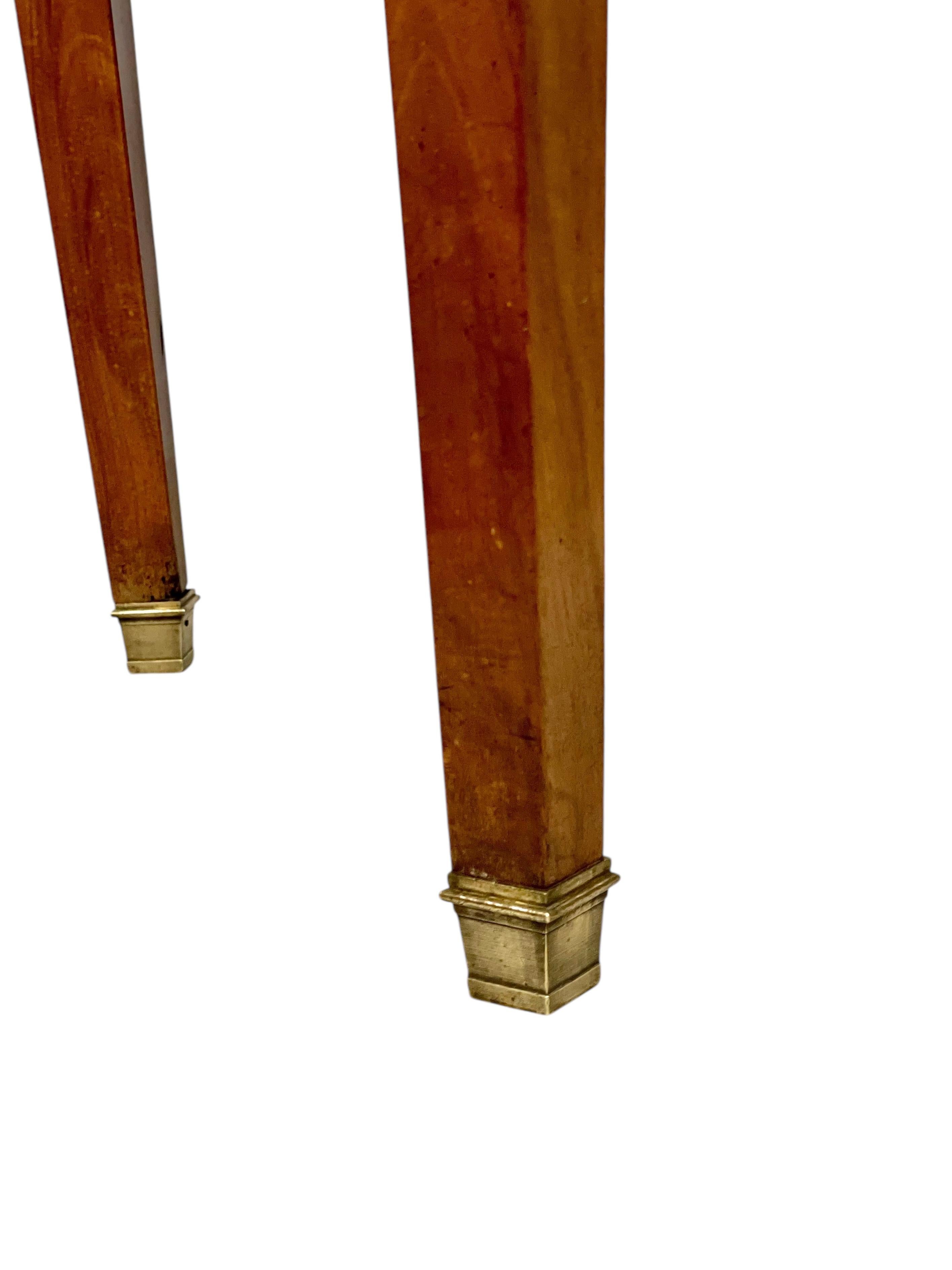 19th Century Walnut Folding Dining or Console Table For Sale 6