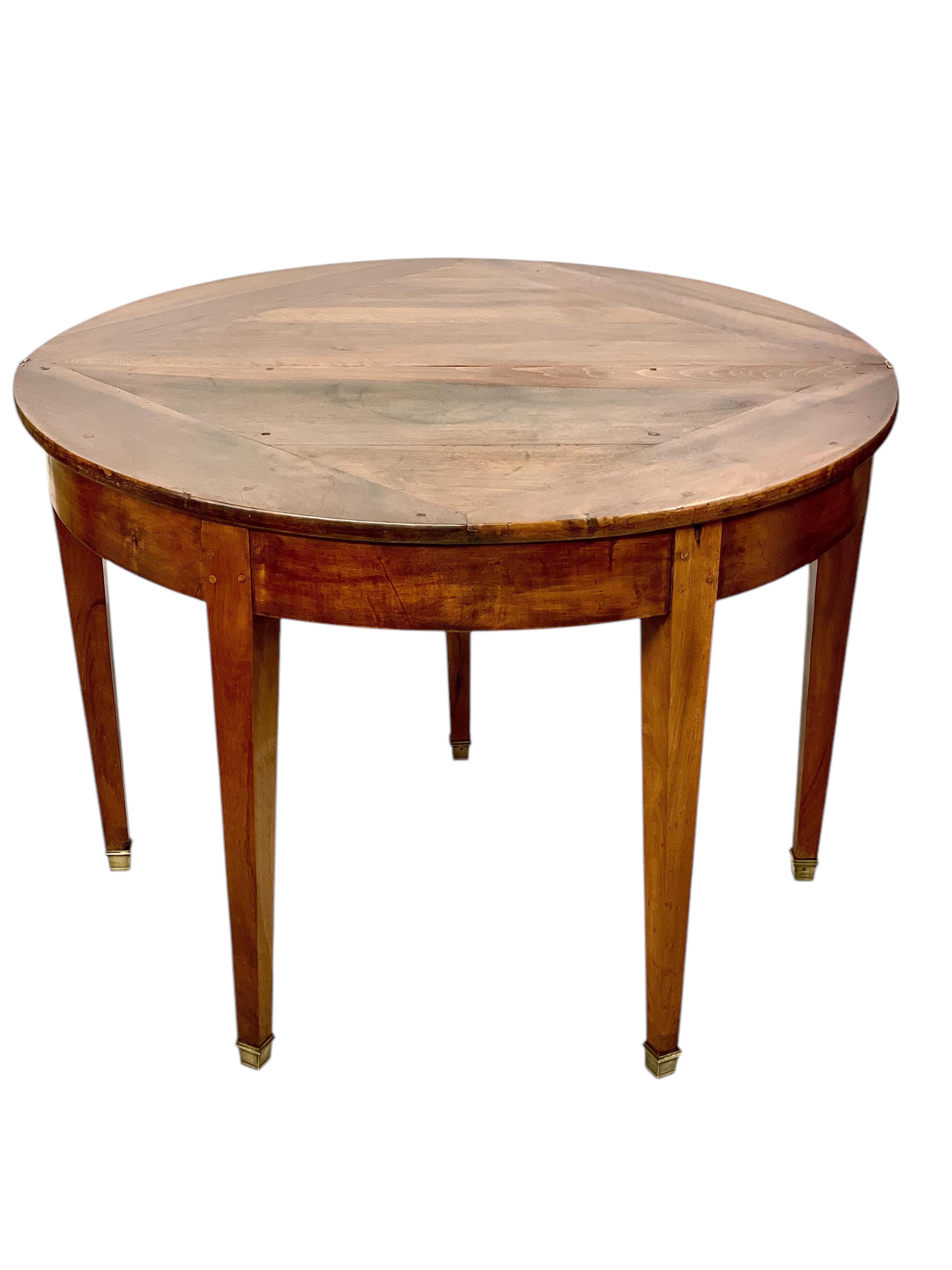 19th Century Walnut Folding Dining or Console Table For Sale 14