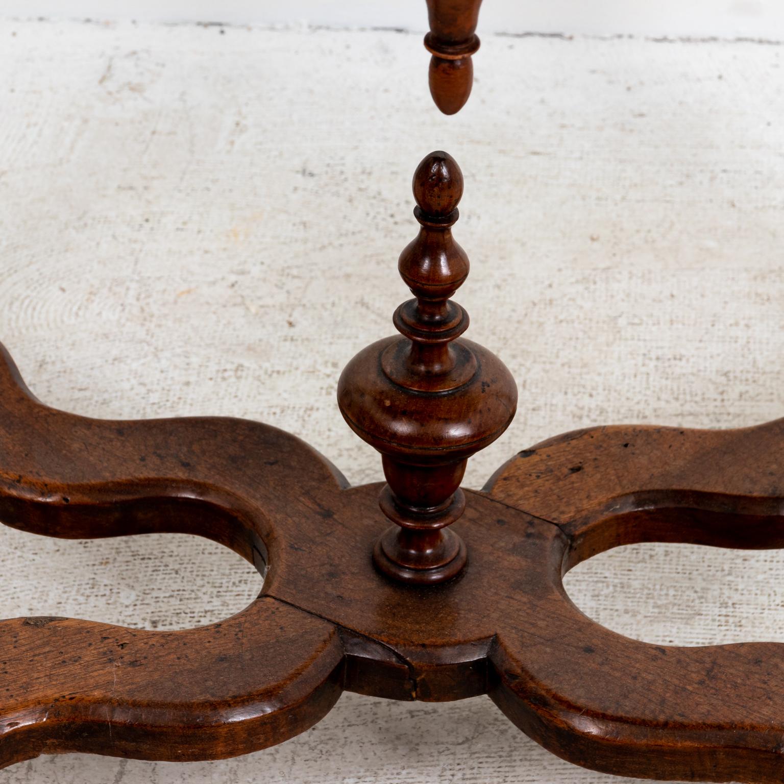 19th Century Walnut Jacobean Table In Good Condition In Stamford, CT
