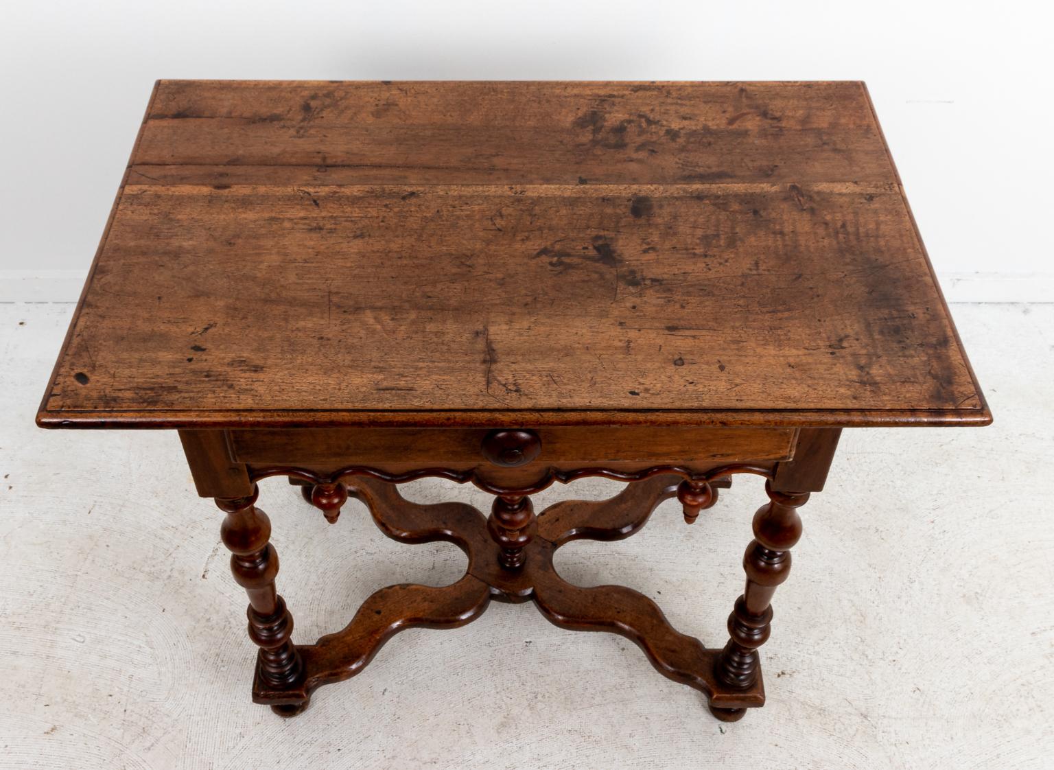 19th Century Walnut Jacobean Table 3