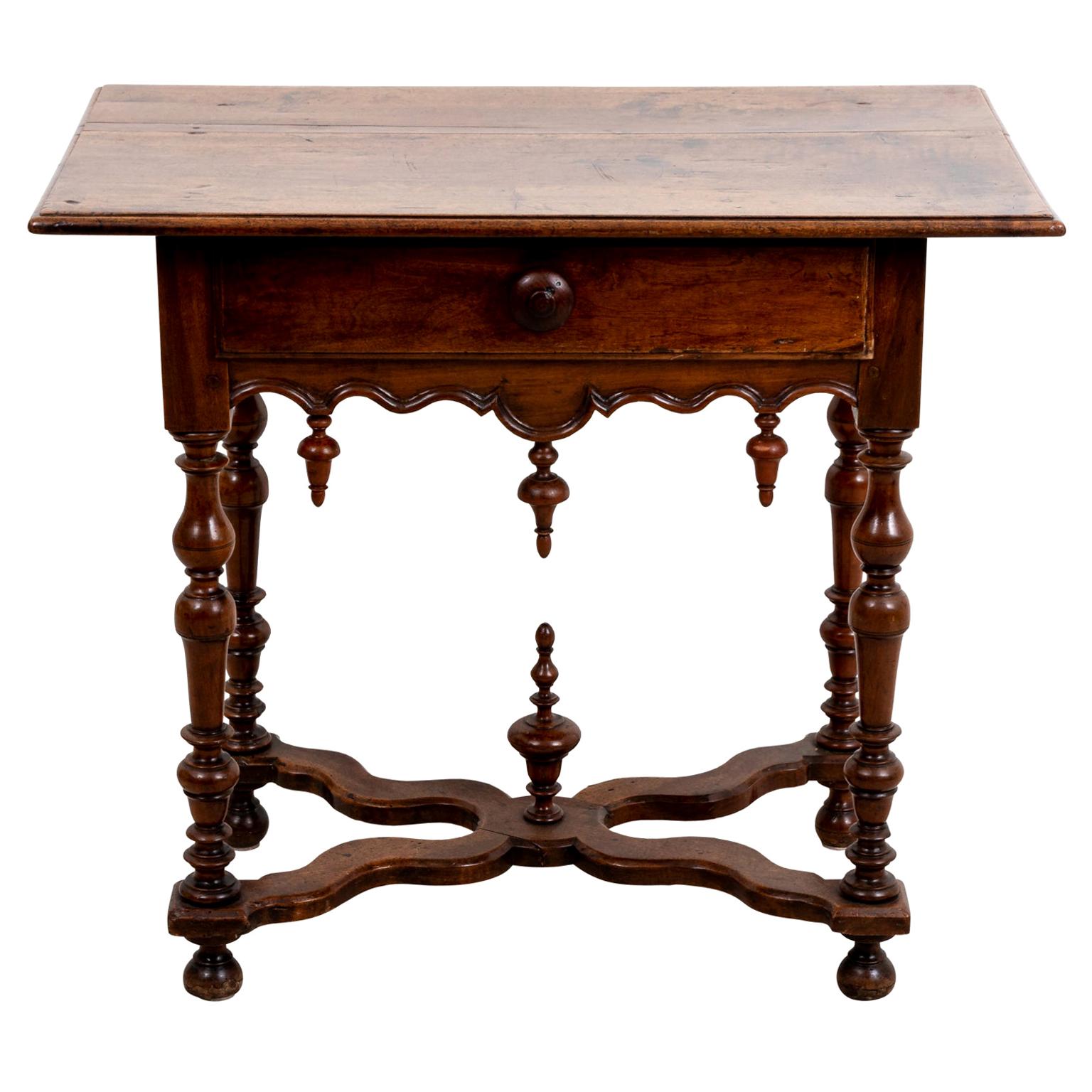 19th Century Walnut Jacobean Table