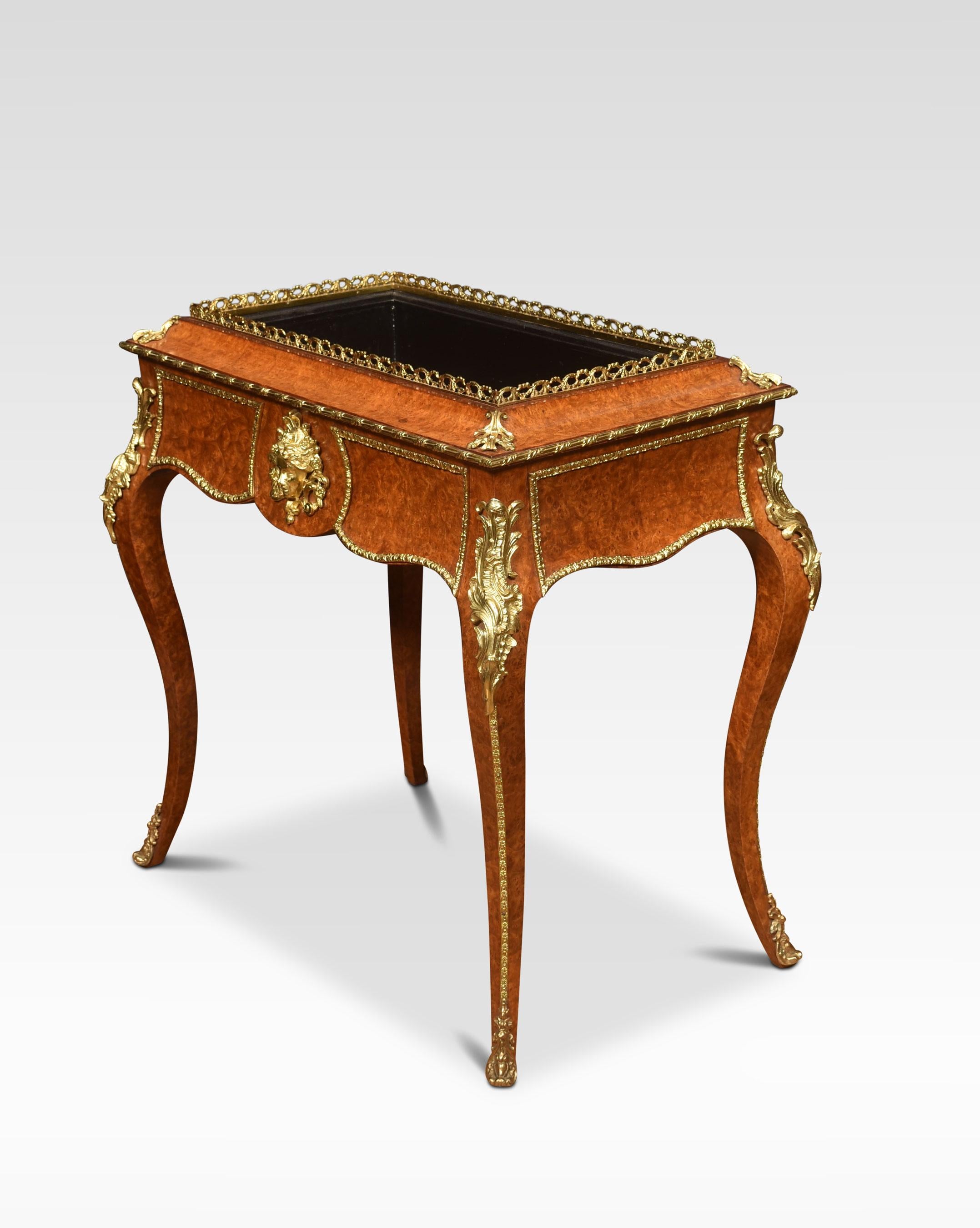 19th Century Walnut Jardiniere 4