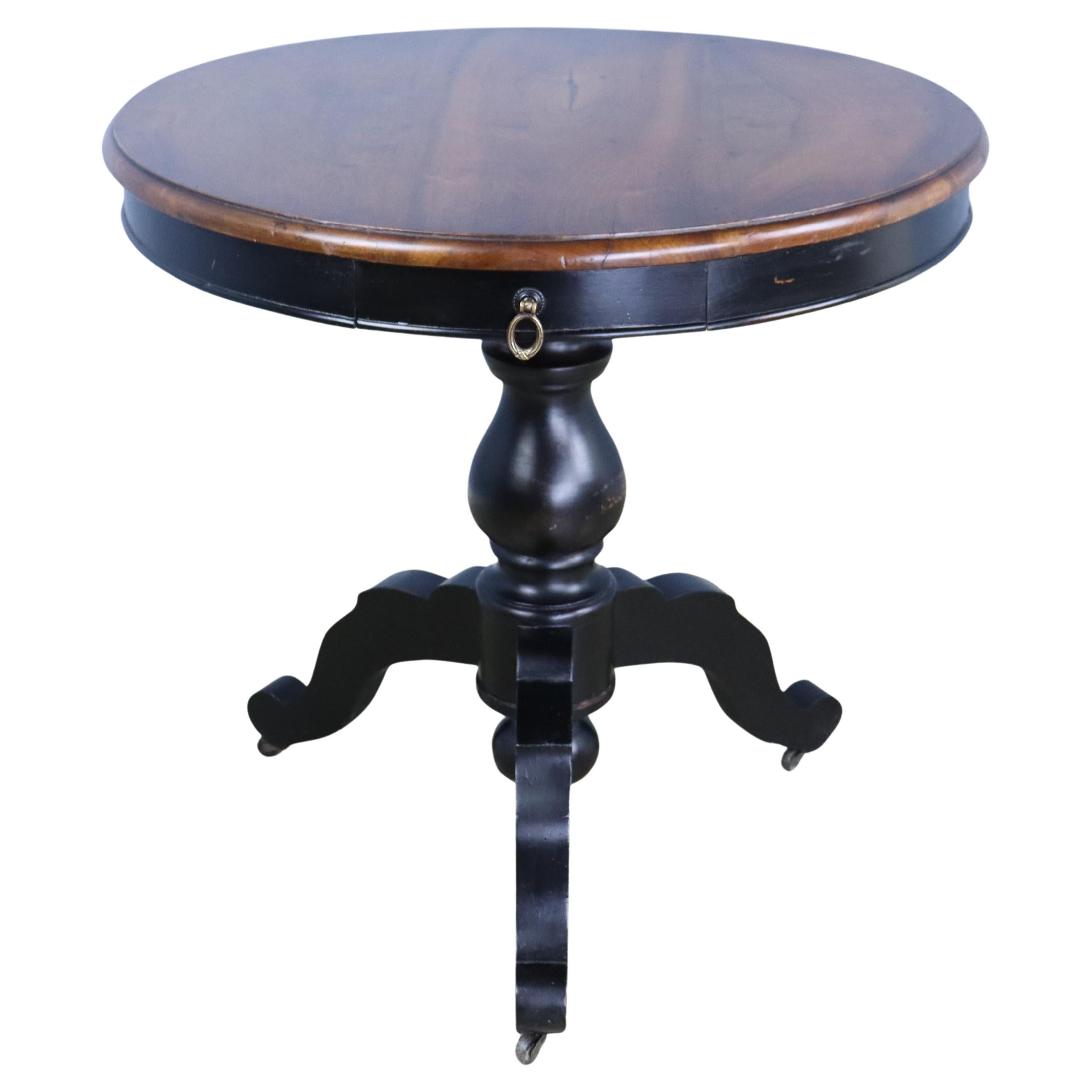 19th Century Walnut Lamp Table For Sale