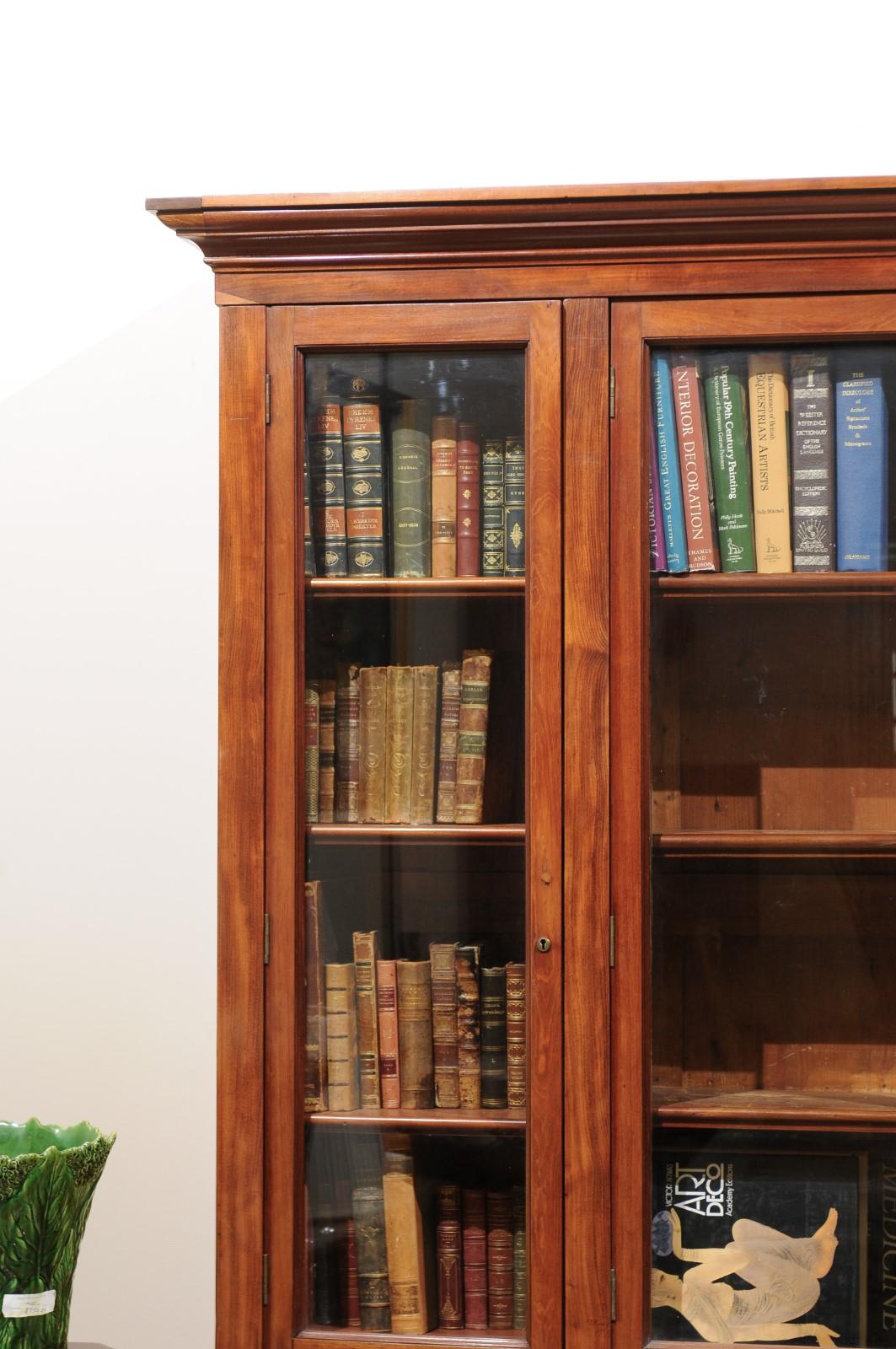 19th Century Walnut Louis Philippe Bookcase 2