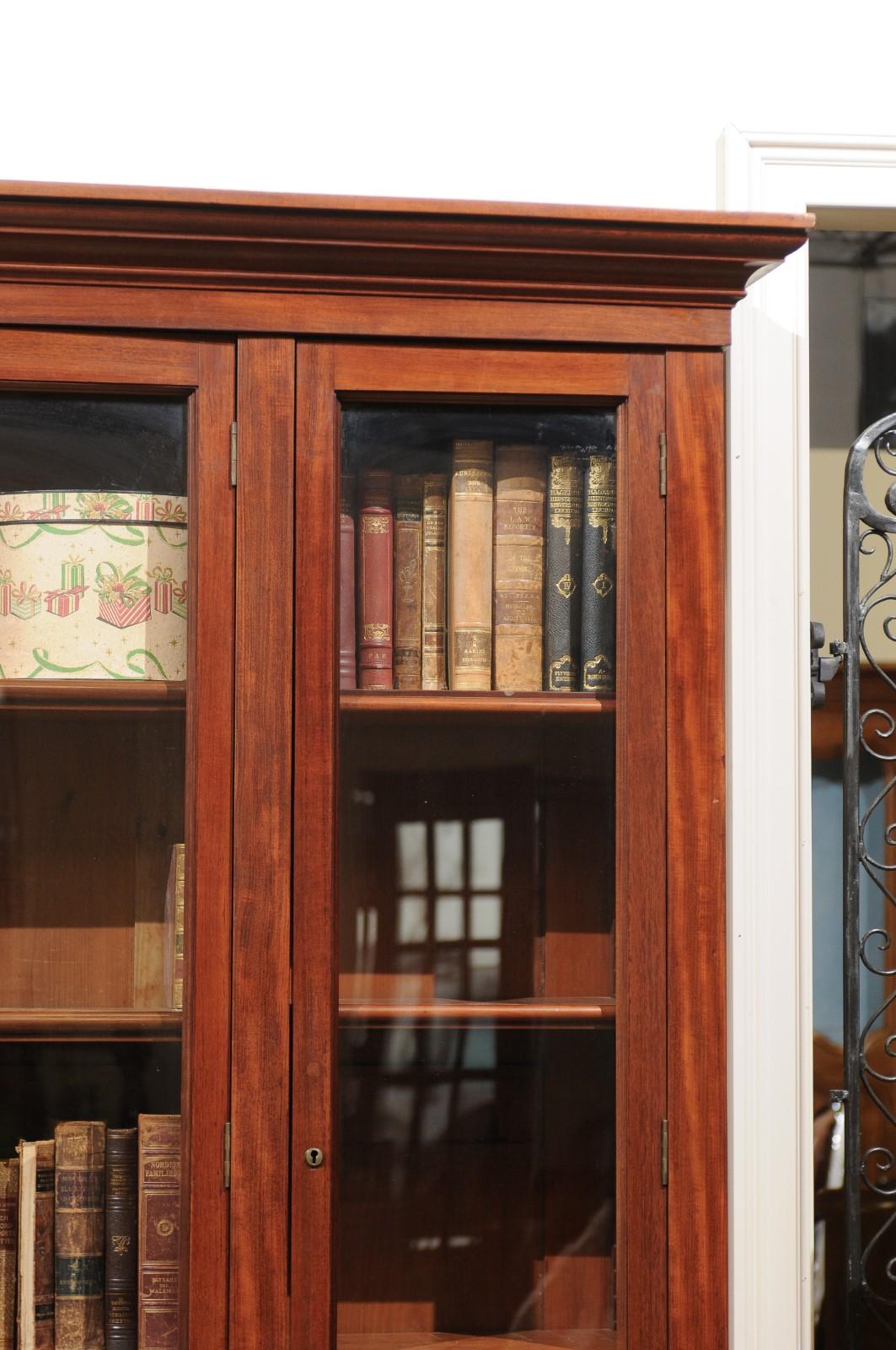 19th Century Walnut Louis Philippe Bookcase 4