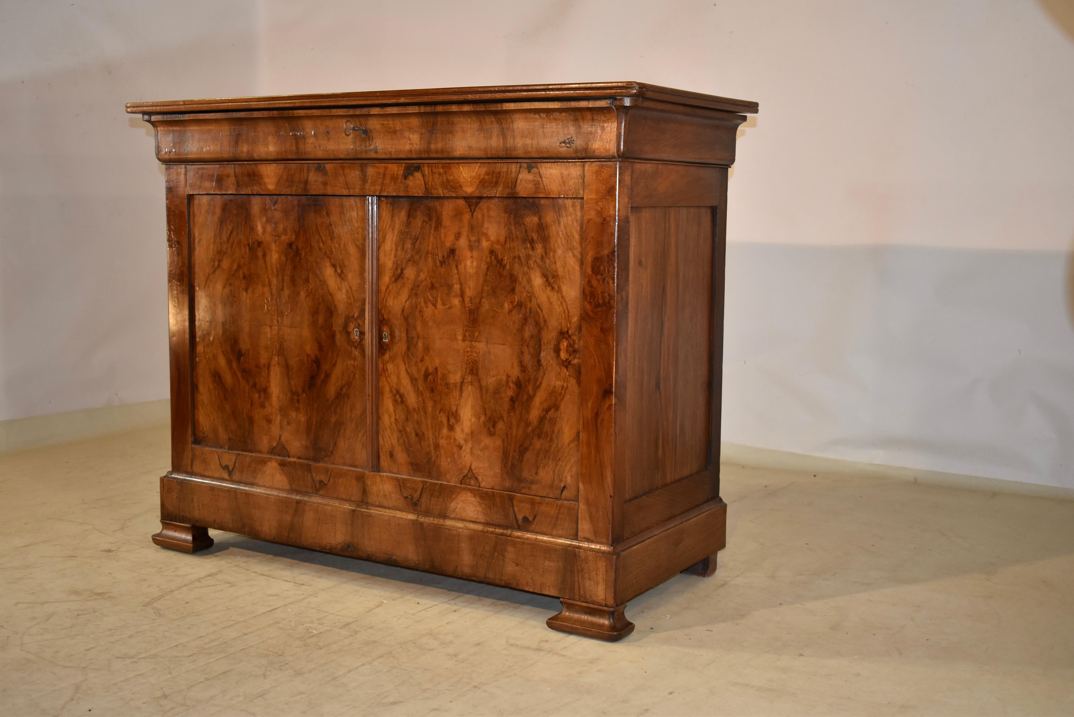 19th Century Walnut Louis Philippe Buffet For Sale 2