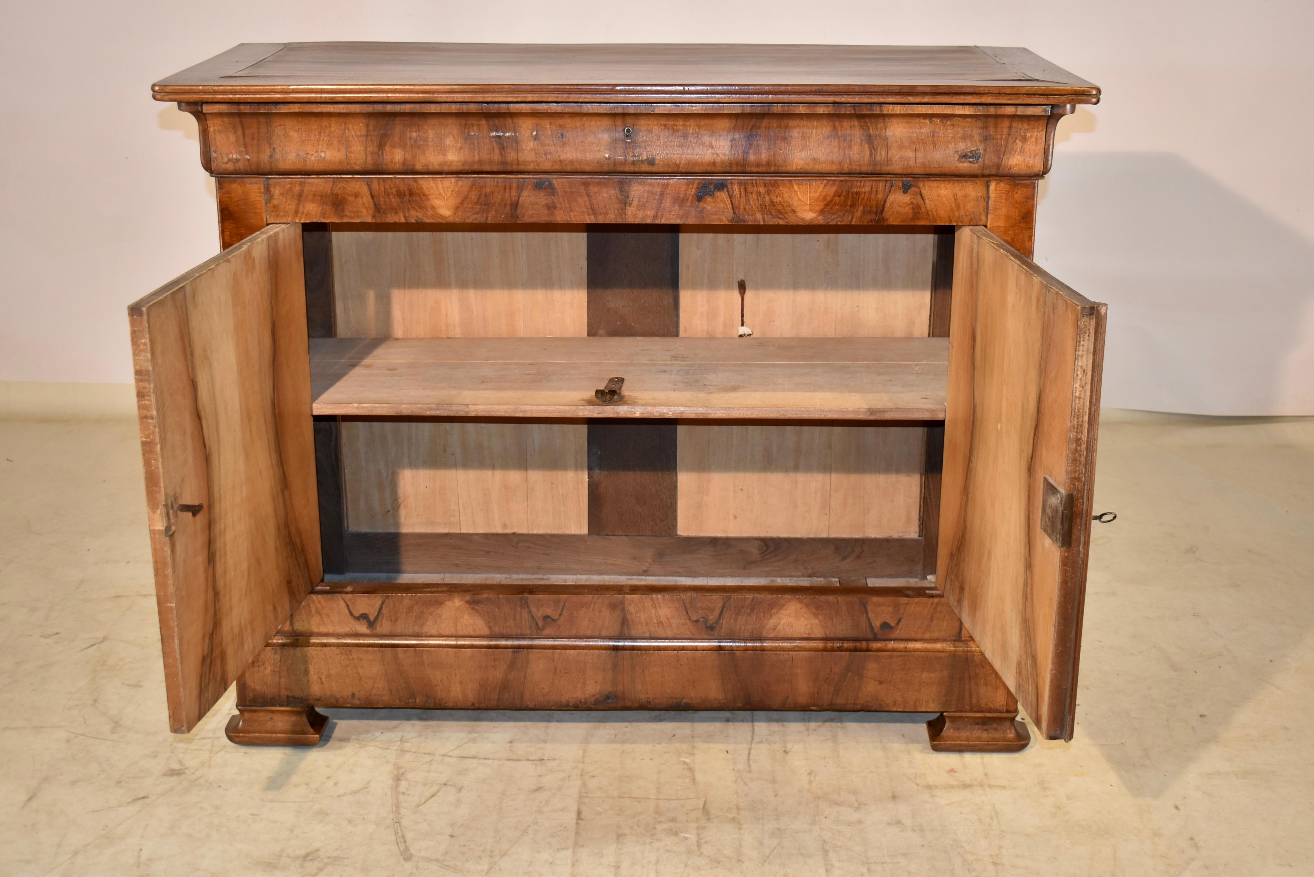 19th Century Walnut Louis Philippe Buffet For Sale 5