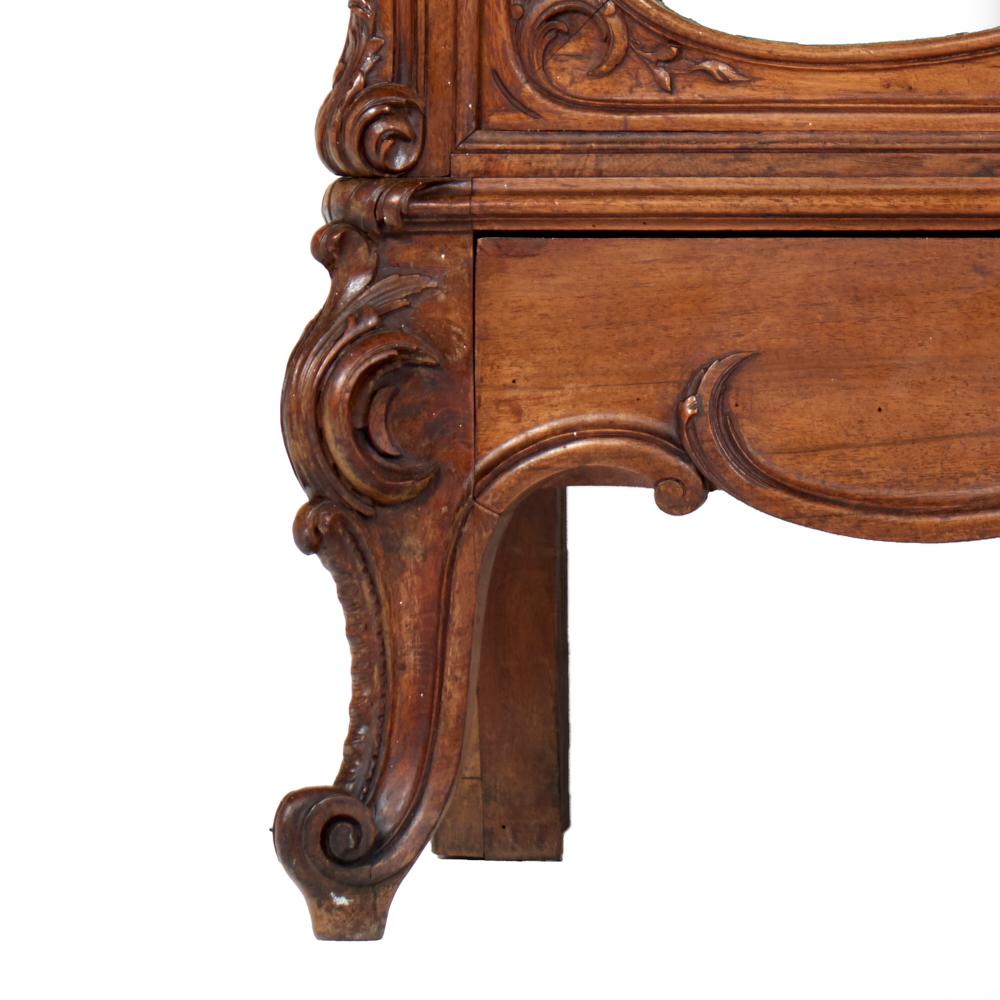 19th Century Walnut Louis XV Style Armoire 1