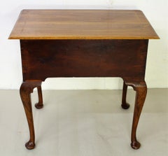 19th Century Walnut Lowboy or Lamp Table