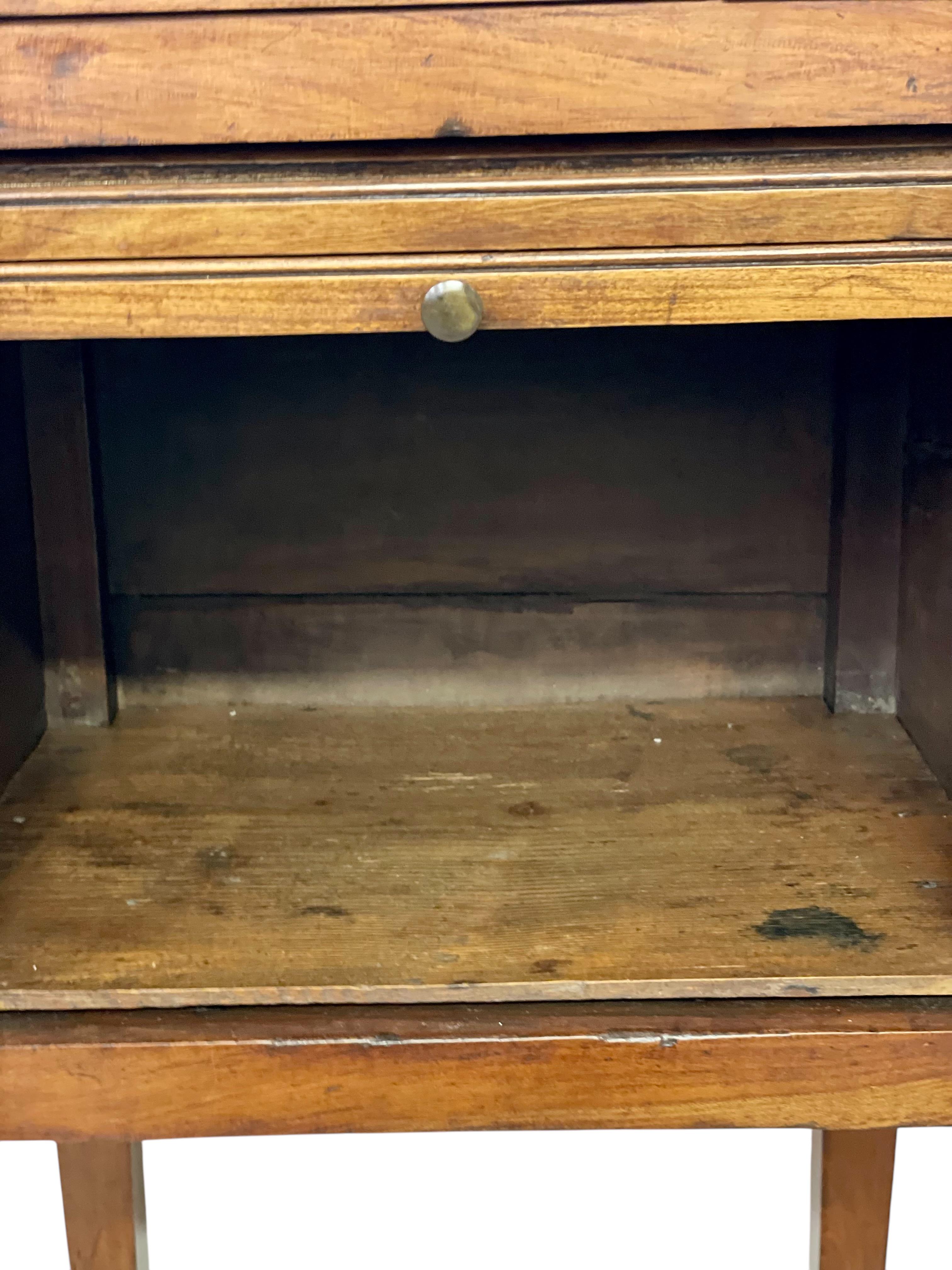 19th Century Louis XVI Walnut Side Table For Sale 8