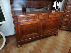 19th Century Walnut Restored French Credenzas
