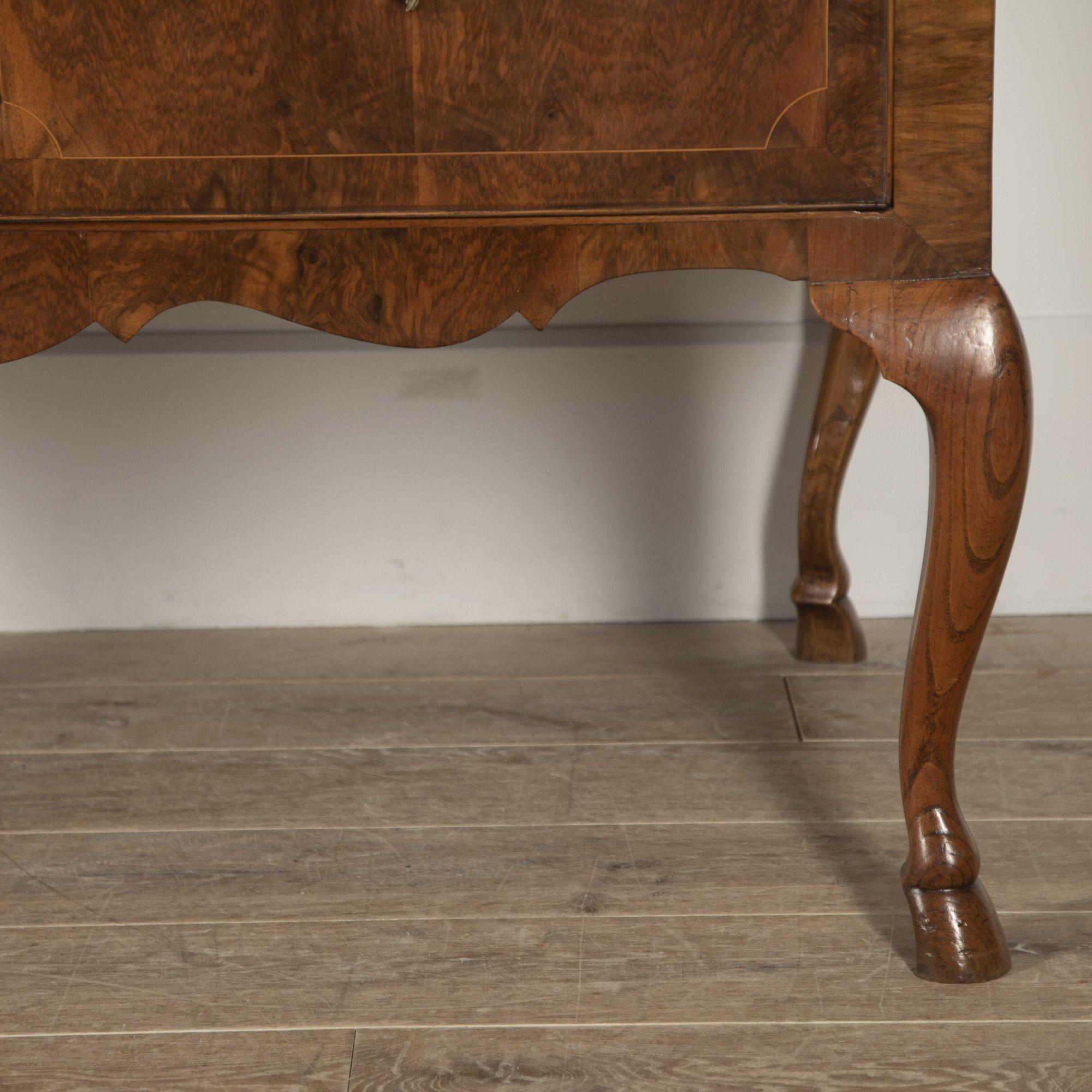 Country 19th Century Walnut Serving Table