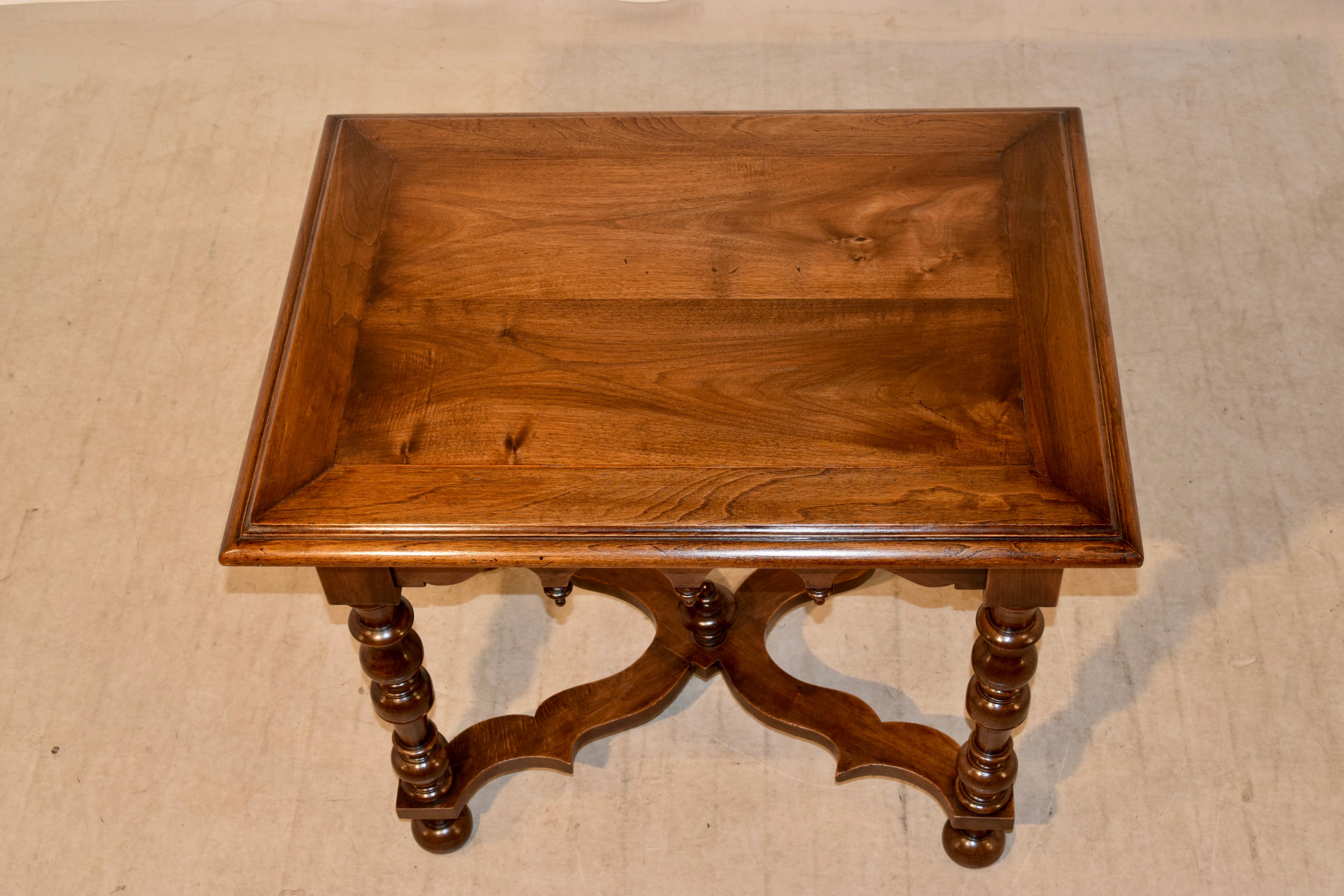 19th Century Walnut Side Table 2