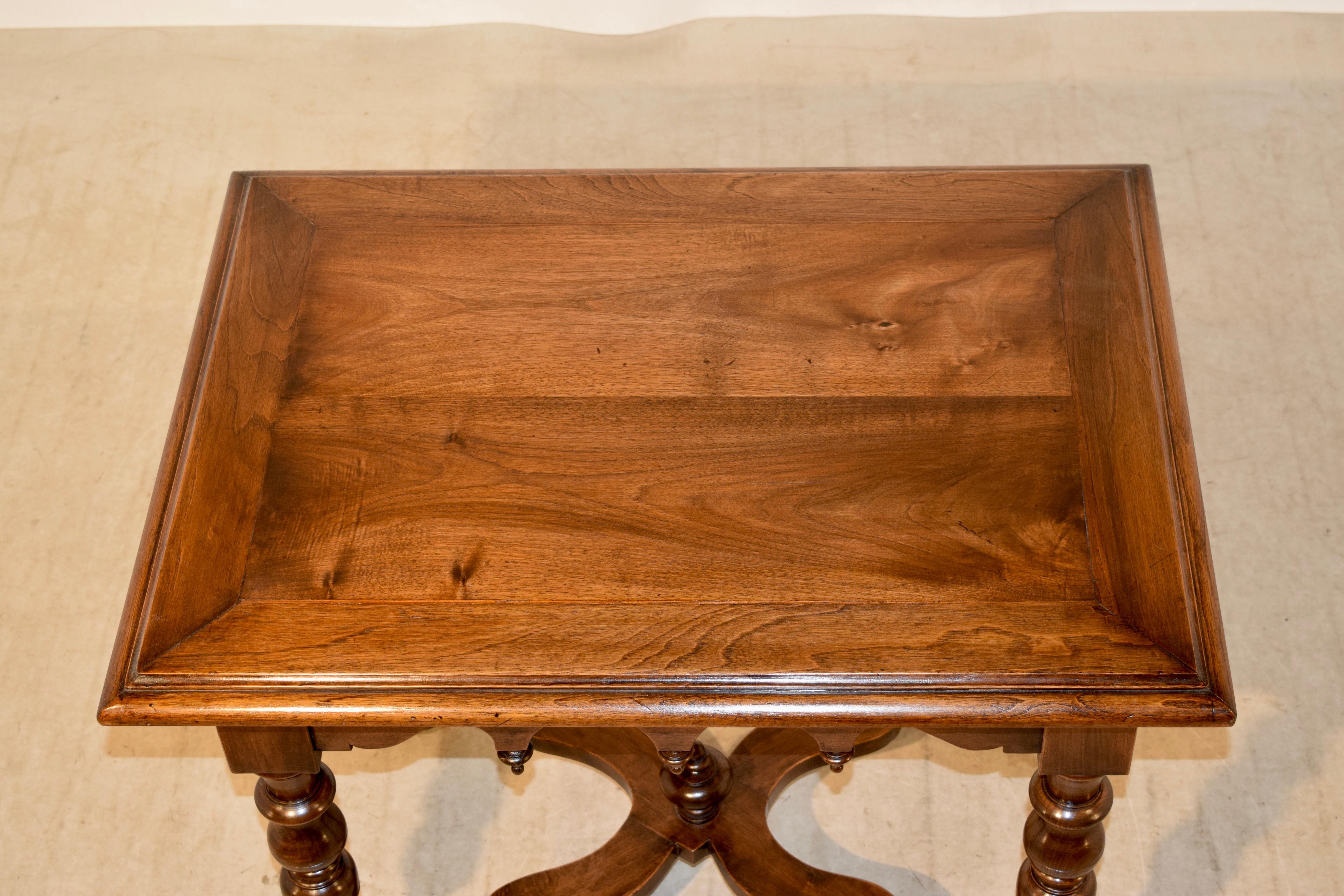 19th Century Walnut Side Table 3