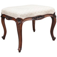 19th Century Walnut Stool