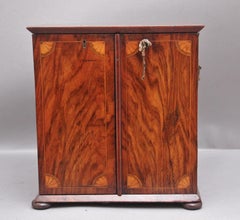 19th Century Walnut Table Cabinet