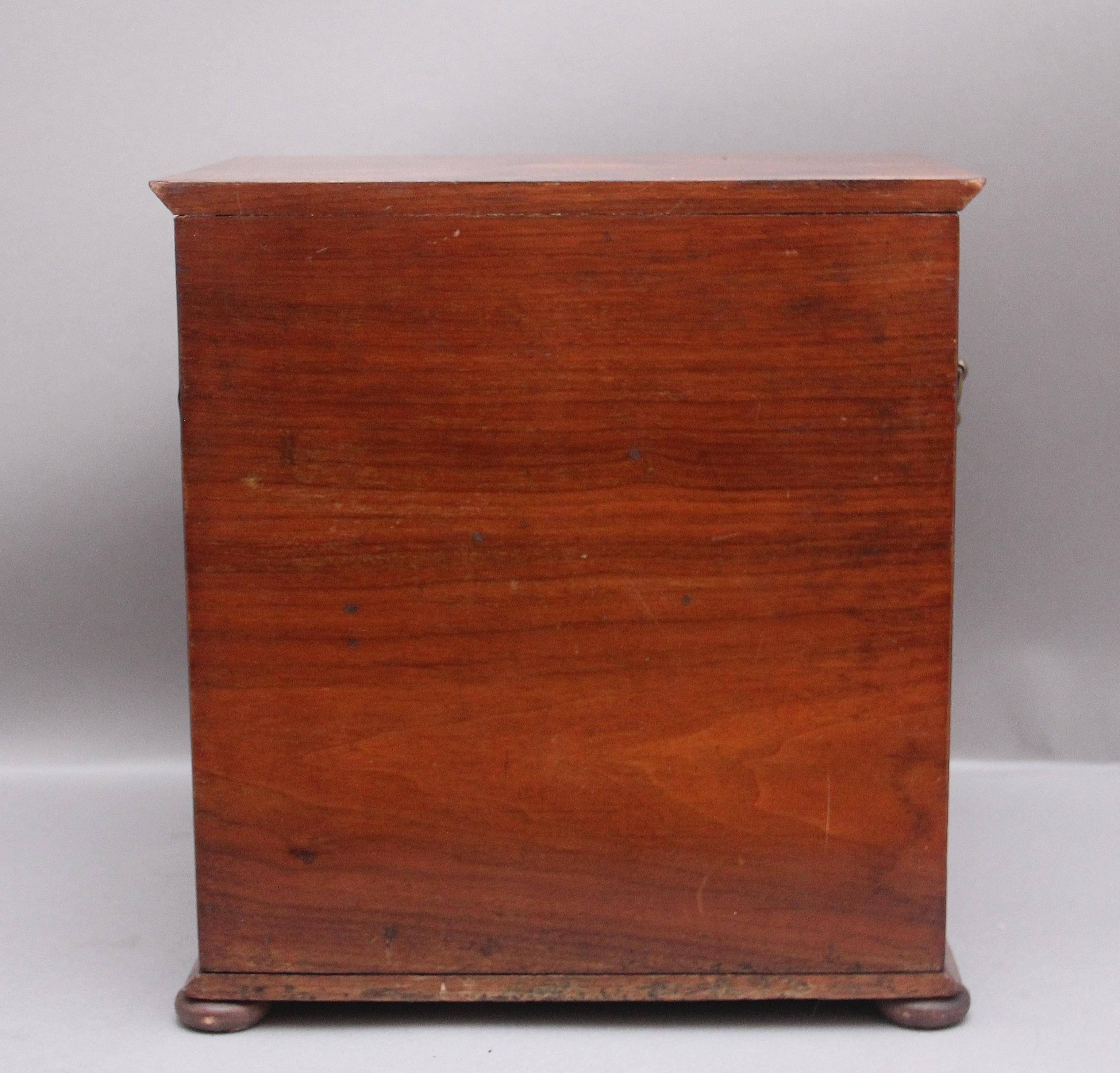 19th Century Walnut Table Cabinet For Sale 2