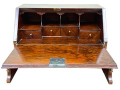 19th Century Walnut Table Top Childs Size Bureau