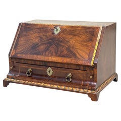 19th Century Walnut Table Top Childs Size Bureau